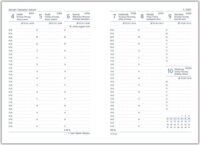 Toptimer Pastel B6 2022 Heti naptár - Zöld