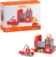 Marioinex Mini Waffle Tűzoltóság 185 darabos építőjáték készlet