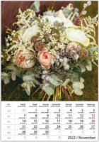 Toptimer 220 x 330mm 2022 Falinaptár - Virágcsokrok
