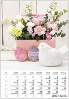 Toptimer 220 x 330mm 2022 Falinaptár - Virágcsokrok