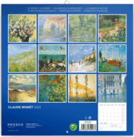Realsystem 300 x 300mm 2023 Falinaptár - Claude Monet