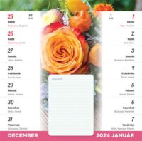 Toptimer 220 x 220mm 2024 Falinaptár - Virágos