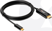 Club3D HDMI A - USB-C kábel 1.8m - Fekete