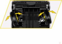 Cobi Opel Rekord C Schwarze Witwe autó 2078 darabos építőjáték 1:12