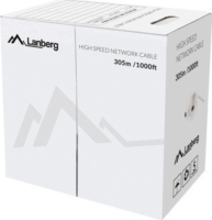 Lanberg U/UTP CAT5e Patch kábel 305m Fekete