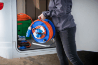 Brennenstuhl Garant-G CEE 220V 16A IP44 hálózati hosszabbító kábeldob 25m - Kemping és lakóautó használatra