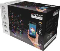 Entac ECL-BT-120MC Kül-/Beltéri LED fényfüzér 9m - Színes
