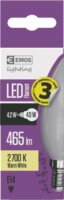 Emos Filament gyertya izzó 4.2W 465lm 2700K E14 - Meleg fehér