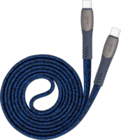 RivaCase PS6105 BL12 USB-C apa - USB-C apa 2.0 Adat és töltőkábel (1.2m)