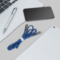 RivaCase PS6105 BL12 USB-C apa - USB-C apa 2.0 Adat és töltőkábel (1.2m)