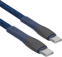RivaCase PS6105 BL12 USB-C apa - USB-C apa 2.0 Adat és töltőkábel (1.2m)