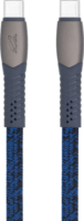 RivaCase PS6105 BL12 USB-C apa - USB-C apa 2.0 Adat és töltőkábel (1.2m)