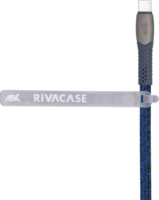 RivaCase PS6105 BL12 USB-C apa - USB-C apa 2.0 Adat és töltőkábel (1.2m)