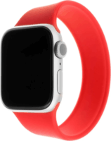 Fixed Apple Watch S1/2/3/4/5/6/7/SE Szilikon szíj L 38/40mm - Piros
