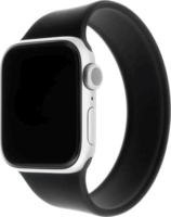 Fixed Apple Watch S1/2/3/4/5/6/7/SE Szilikon szíj XS 38/40mm - Fekete