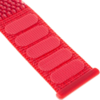Fixed Apple Watch S1/2/3/4/5/6/7/SE Nylon szíj XL 42/44mm - Piros