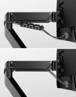 Arctic X1-3D 23"-43" LCD TV / Monitor asztali tartó kar - Fekete