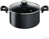 Tefal G2554672 Unlimited 24cm Párolófazék - Fekete