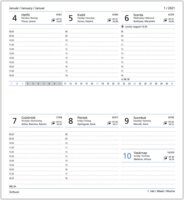 Toptimer Traditional 170 x 95mm 2024 Zsebnaptár - Zöld