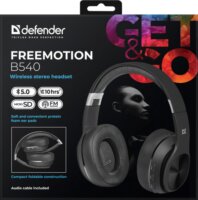 Defender FreeMotion B540 Bluetooth Headset - Fekete