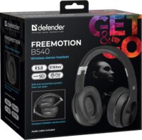 Defender FreeMotion B540 Bluetooth Headset - Fekete