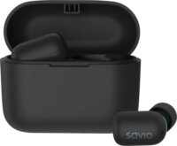 Savio TWS-09 Bluetooth Headset - Fekete