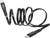 RivaCase PS6005 BK12 USB-C apa - USB-C apa 2.0 Adat és töltőkábel (1.2m)