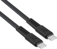 RivaCase PS6005 BK12 USB-C apa - USB-C apa 2.0 Adat és töltőkábel (1.2m)