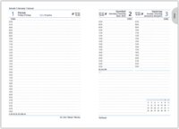 Toptimer Traditional B6 2024 Napi naptár - Bordó