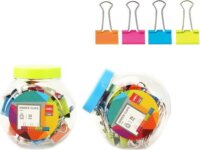 Deli Vivid 19mm Színes iratcsipesz (25 / db csomag)