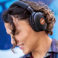 Marley Positive Vibration XL Wireless Bluetooth Headset - Fekete