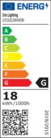Iris Lighting PLSUS-18W 1440lm mennyezeti LED panel lámpa