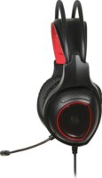 iBox Aurora X3 Gaming Headset - Fekete/Piros