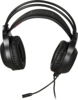 iBox Aurora X3 Gaming Headset - Fekete/Piros
