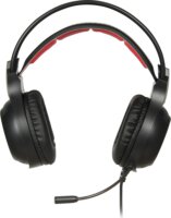 iBox Aurora X3 Gaming Headset - Fekete/Piros