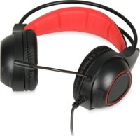 iBox Aurora X3 Gaming Headset - Fekete/Piros