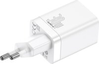 Baseus Super Si Pro QC Hálózati USB-A + USB-C töltő (30W) - Fehér