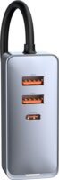 Baseus Share Together CCBT-B0G Autós 3xUSB-A + USB-C töltő (120W)