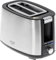 Adler AD 3214 Kenyérpirító - Inox/Fekete