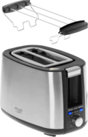 Adler AD 3214 Kenyérpirító - Inox/Fekete