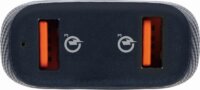 Gembird TA-U2QC3-CAR-01 Autós 2xUSB-A töltő (36W)