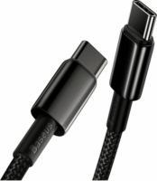 Baseus Tungsten Gold Fast charging and data USB-C apa - USB-C apa Adat és töltőkábel - Fekete (2m)
