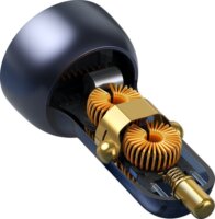 Baseus CCKX Autós USB-A + USB-C töltő (65W) - Szürke