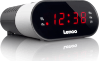 Lenco CR-07 Rádiós ébresztőóra - Szürke