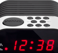 Lenco CR-07 Rádiós ébresztőóra - Szürke