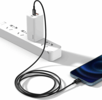 Baseus Superior Series Fast Charging Data USB-C apa 2.0 - Lightning apa Adat és töltőkábel - Fekete (1m)