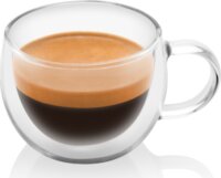 ETA 5180 91000 80ml Eszpresszó Dupla Falú Üveg Pohár 2 Darabos