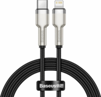 Baseus Cafule Series USB-C apa 2.0 - Lightning apa Adat és töltőkábel - Fekete (1m)