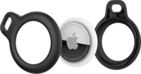 Belkin Apple AirTag tok kulcskarikával - Fekete/Fehér (2db)