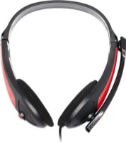 Iris F-25 Headset - Fekete/Piros